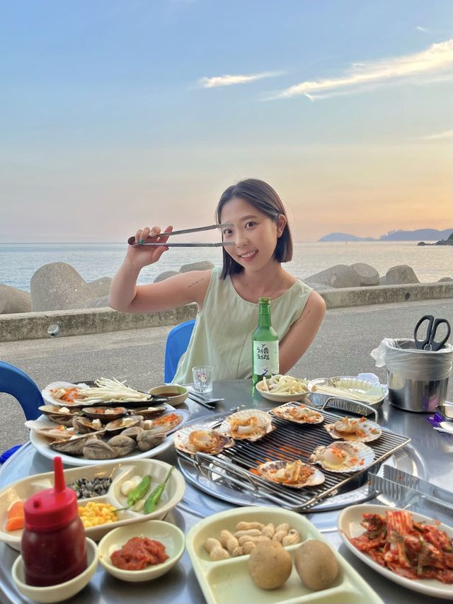 🌊부산, 낭만 가득한 포차 감성 오션뷰 조개구이 맛집