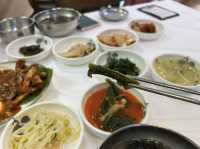 갑오징어 모양의 양념순살꽃게가 맛있는 미락식당!