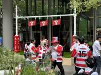 東京・丸の内。ラグビーワールドカップ2023『ONE TEAM CITY Marunouchi』で街がラグビー一色に。