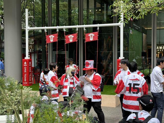 東京・丸の内。ラグビーワールドカップ2023『ONE TEAM CITY Marunouchi』で街がラグビー一色に。