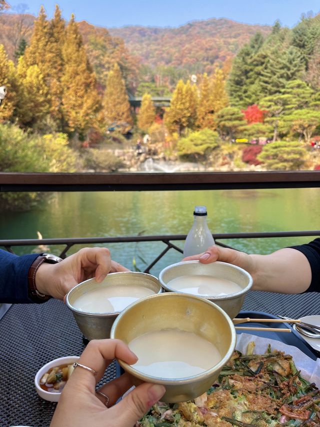 파전과 막걸리가 맛있는 화담숲 맛집, 번지없는 주막🍁
