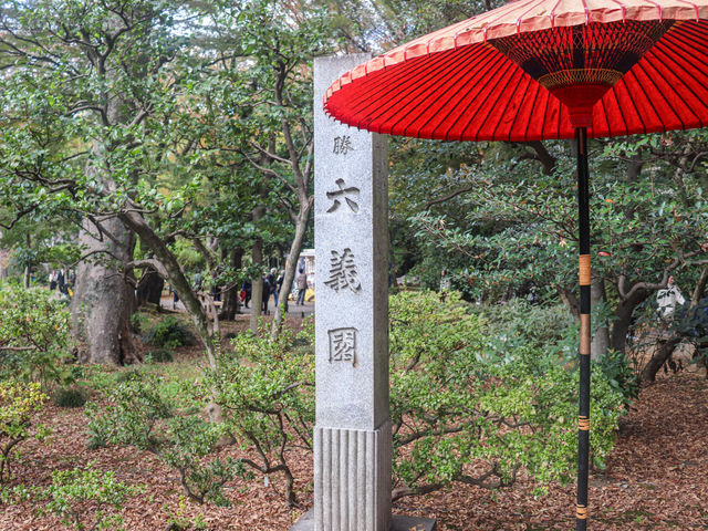 【東京都】和歌の心息づく雅な大名庭園『六義園』
