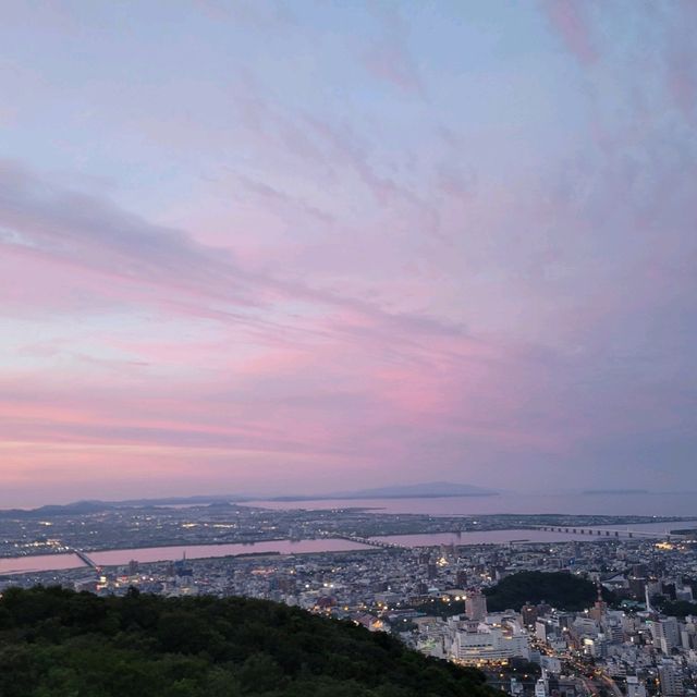 德島眉山山頂靜觀日落🌇