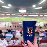 サッカー観戦はやっぱりここ！国立競技場⚽️