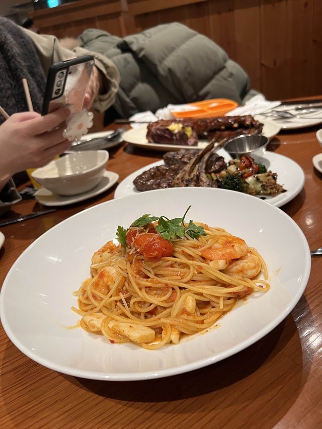 아웃백에서는 스테이크가 진리🥩