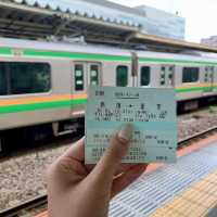 First Class Bullet Train from Atami to Tokyo