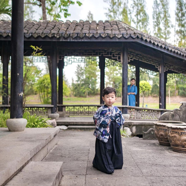 ถ่ายรูปที่ไทยเหมือนไปจีนที่ “สวนจีน สวนหลวงร.9”