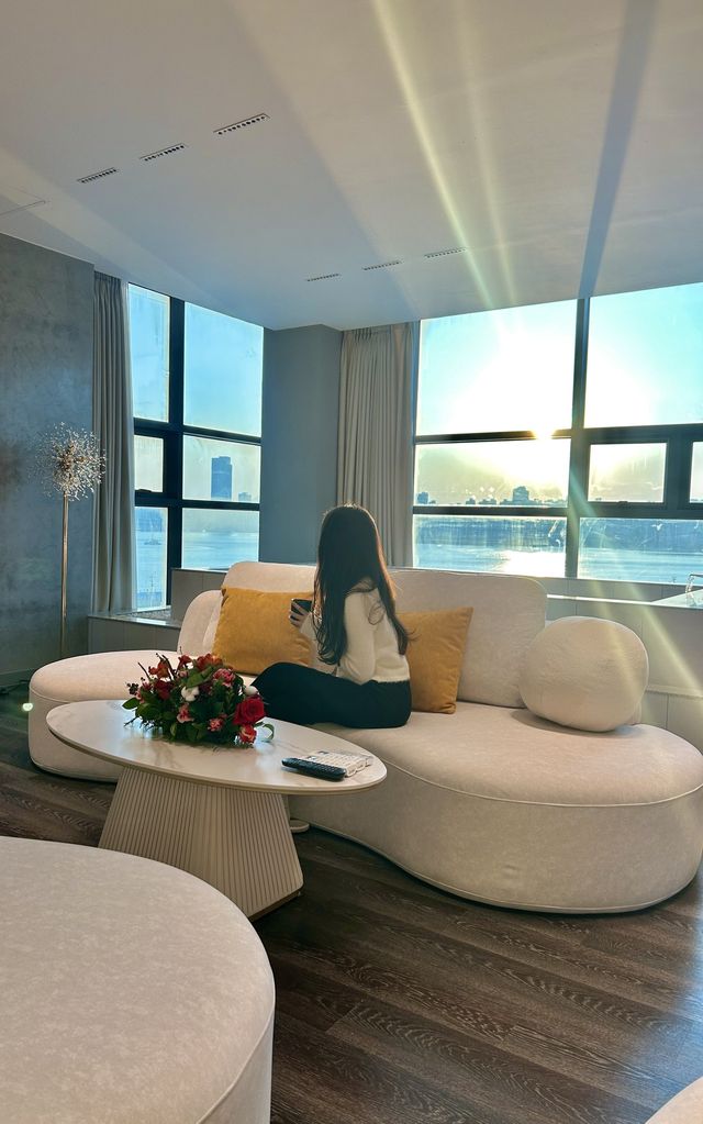 애견동반 가능한 부산 초신상 풀빌라✨캐빈스위트 광안