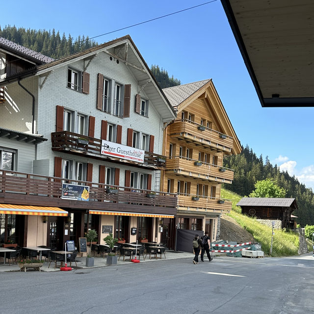 Picturesque mountain village, Mürren