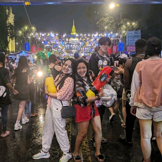 Our first Songkran...