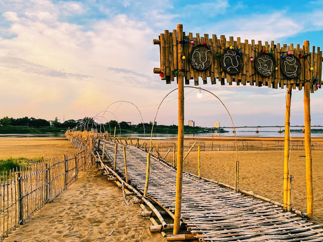 Kaoh Pan Island Bamboo Bridge