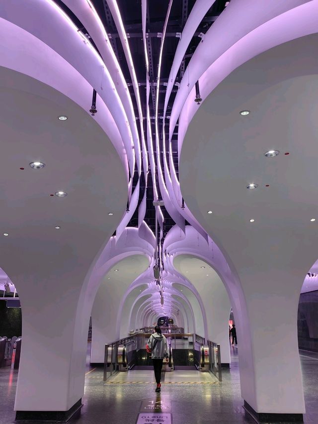 The most Outstanding Metro Station in Shanghai.