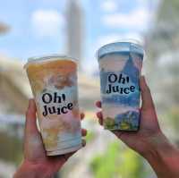 ได้มาชิมสักที #OhJuice สมูทตี้สีรูปโลก 