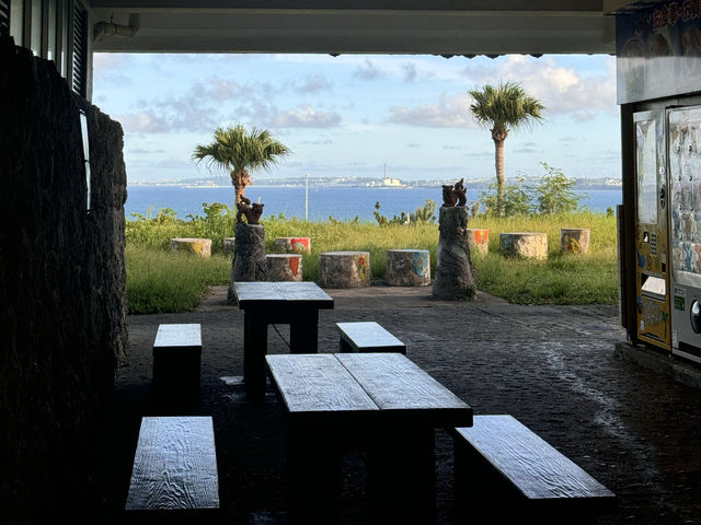 【沖縄旅行】伊芸サービスエリアからの絶景