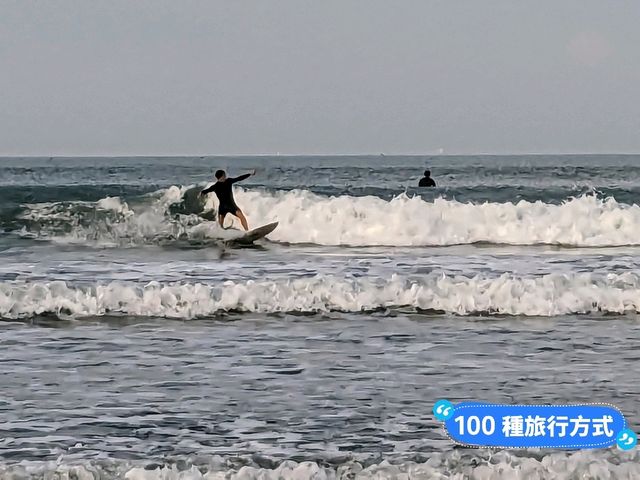 台南-以夕照聞名的月牙海灣：漁光島
