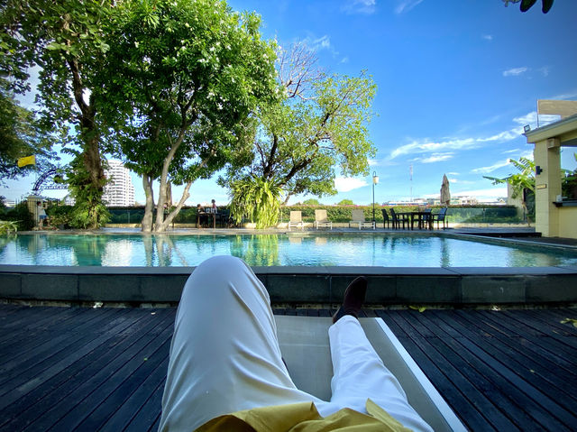สระว่ายน้ำวังเก่า🍂Vibes ดีติดริมแม่น้ำเจ้าพระยา