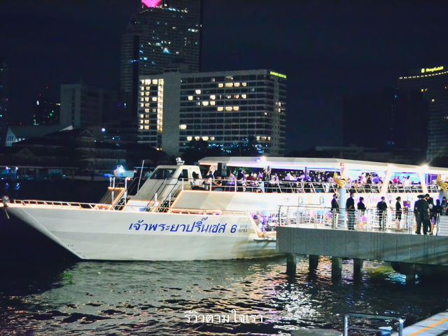 ล่องเรือหรูแม่น้ำเจ้าพระยาชมวิวสองฝั่งสวยมาก
