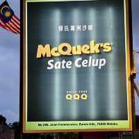 "Exploring McQuek Satay Celup: A Local Favorite in Melaka"