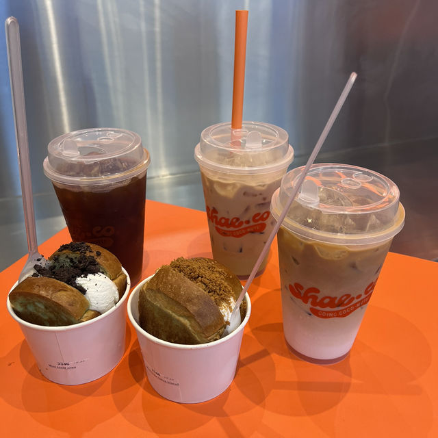☕️🌴 Get off the hit and sip into the smooth, coconut-infused coffee experience at Shae.Co!