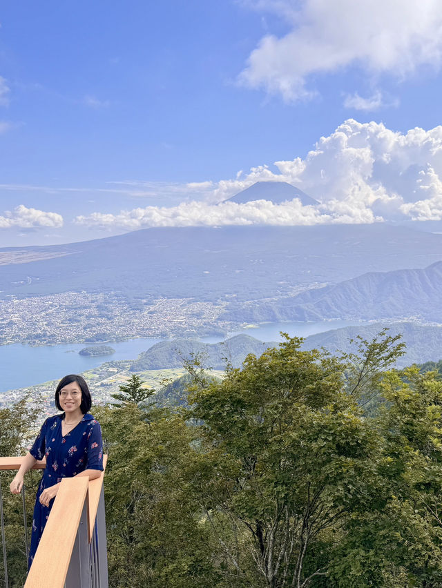 Perfect glimpses of Fuji-yama! 