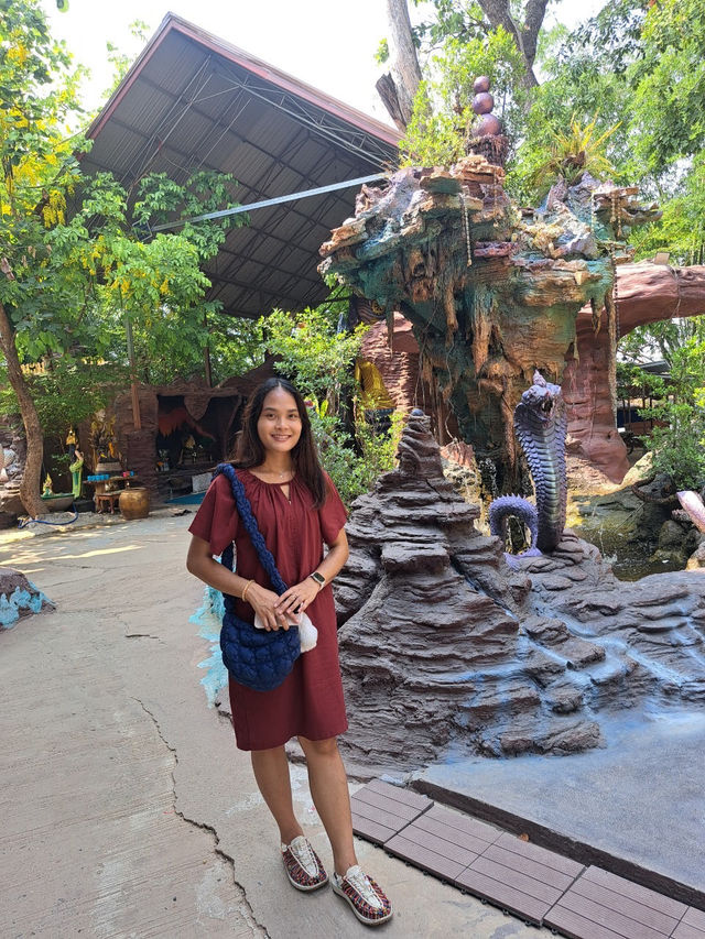 สัมผัสตำนานพญานาคที่วัดป่าปากโดม @อุบล🍃