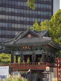 Extremely Instagramable Buddhist Temple in Downtown of Seoul 