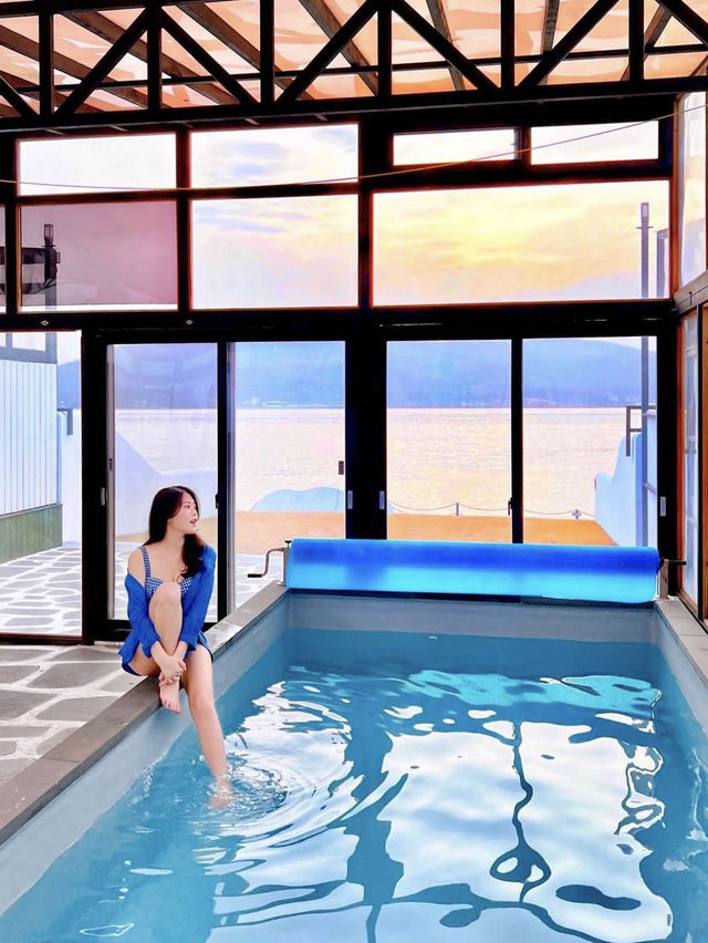 전객실 오션뷰+온수수영장 신상 글램핑장💙