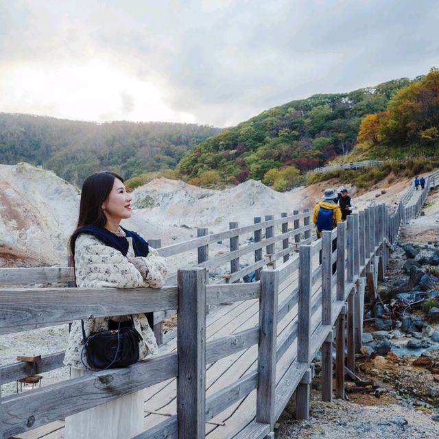 독특하고 신기한 풍경의 노보리베츠 지옥온천