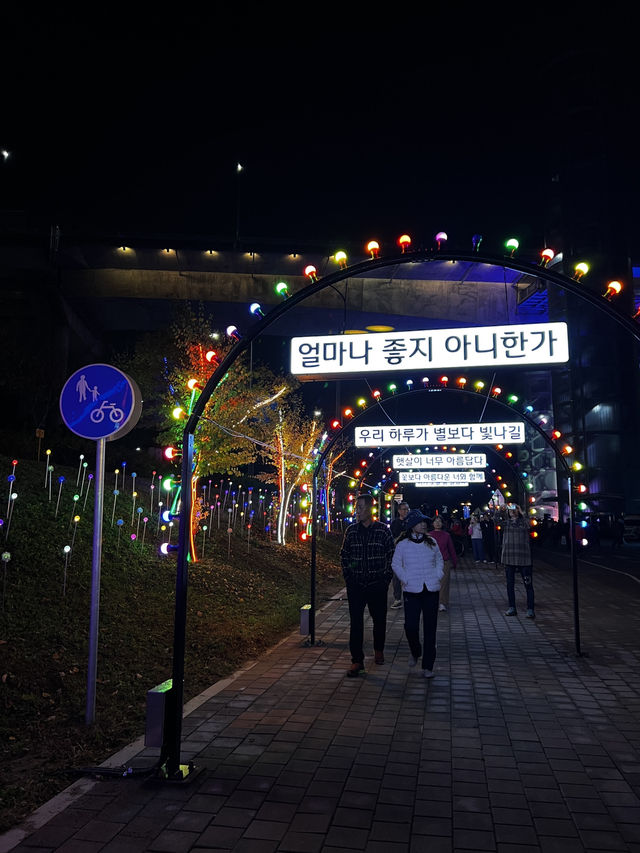 인천 야경 명소, 아라뱃길 빛의거리