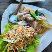 Authentic Thai food in a Rice Field🌾