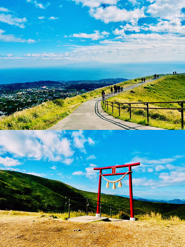 【日本伊東】大室山：壯觀的火山口，繞行山巒的樂趣