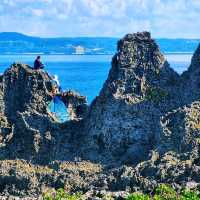 日本沖繩🌊|萬座毛海岸邊的視角🐘