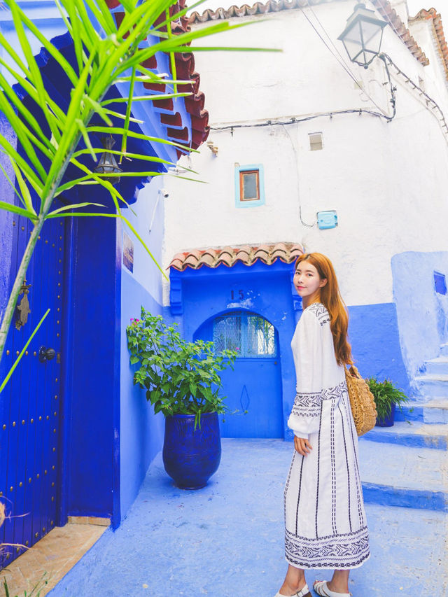 푸른색 마을 모로코 쉐프샤우엔💙