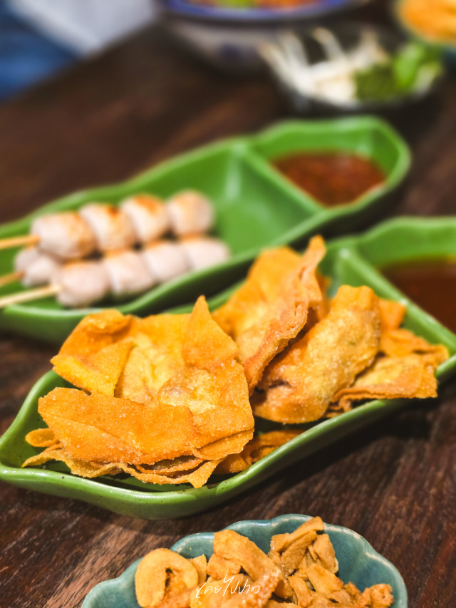 กินก๋วยเตี๋ยวเรือแบบติดแกรม