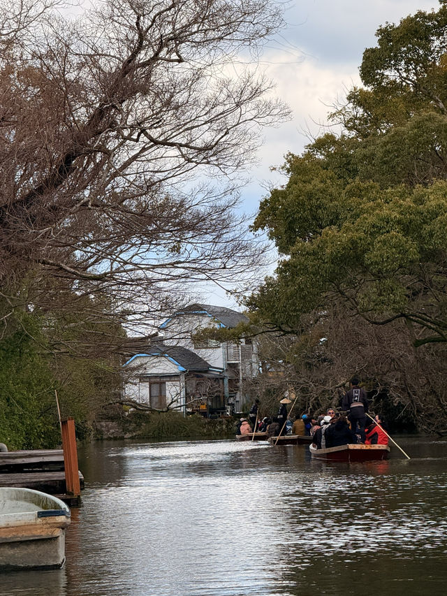 福岡｜水鄉柳川遊船 飽覽江戶時代城下町美景與船夫技藝