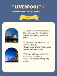 Liverpool itinerary 🇬🇧