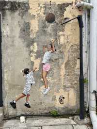 Exploring the great murals of Georgetown! 