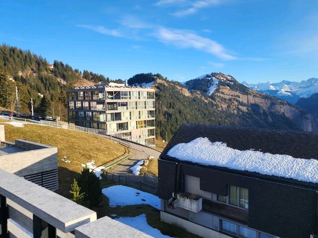 [🇨🇭リギ山] 雄大な景色を堪能できるRigi Kaltbad駅
