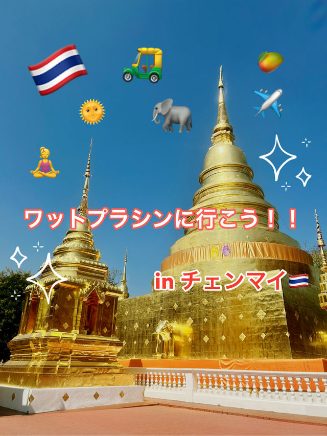 [チェンマイ]タイに来たらここ行って！ワットプラシン🇹🇭