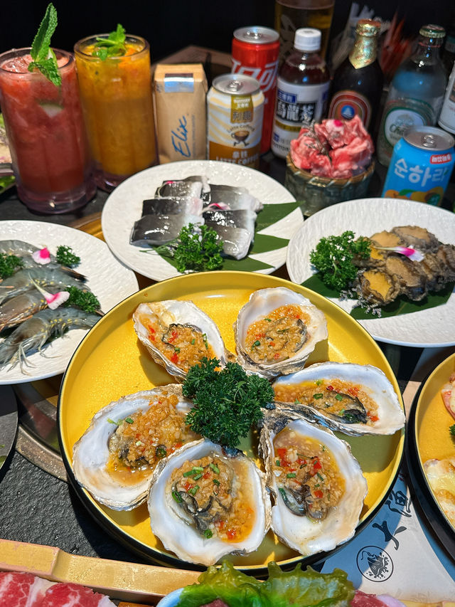 ｛深圳大漁超高品質燒肉、海鮮自助｝