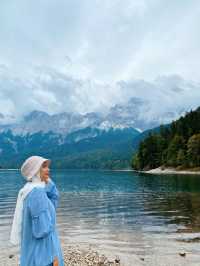 Lake Eibsee, a glimpse of paradise 💙🤍