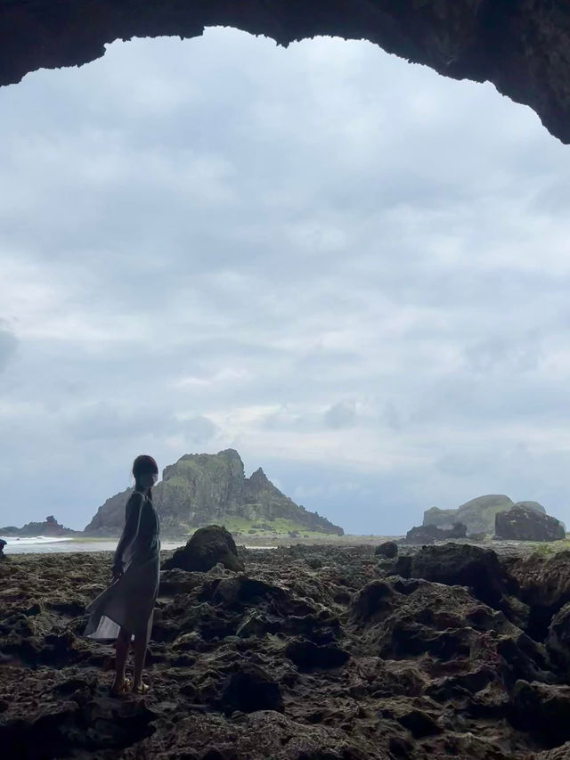 綠島最大的天然海蝕洞！