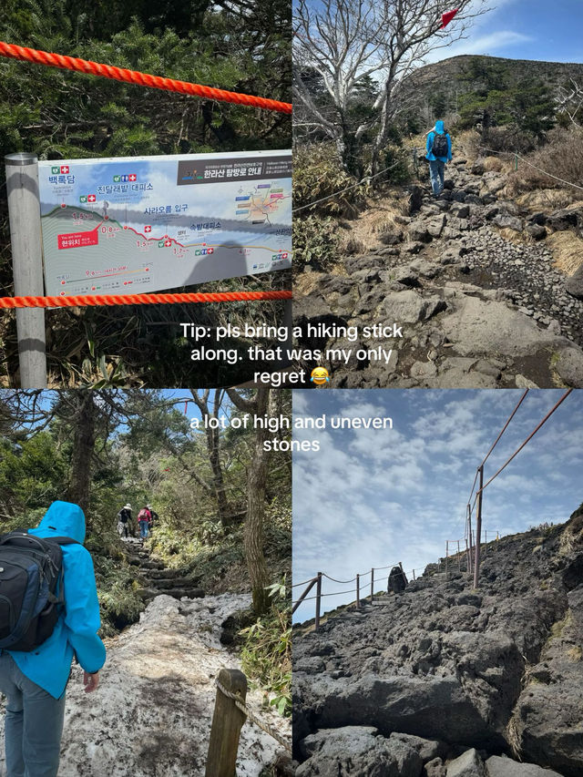 Climbing Mount Hallasan
