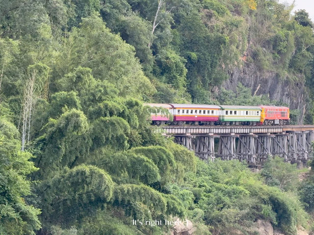 🛤️✨ ถ้ำกระแซ กาญจนบุรี – เส้นทางรถไฟสายมรณะ