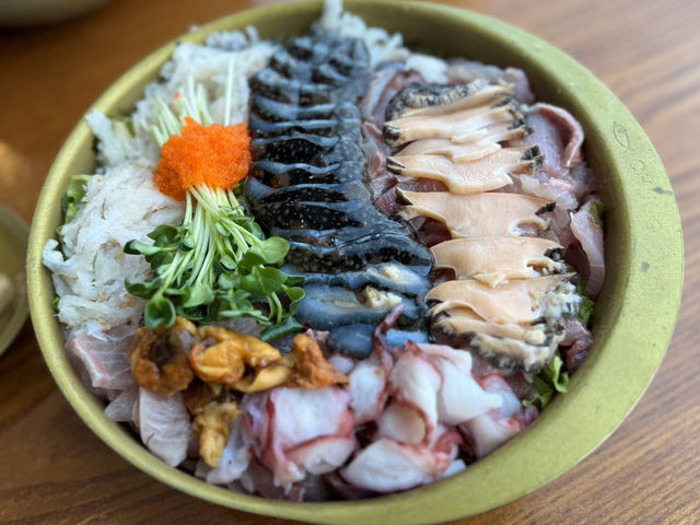 청초수 물회, 최고의 맛