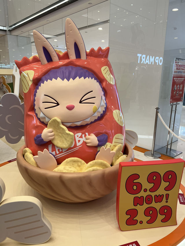 泡泡瑪特拉布布登陸香港尖沙咀商場🤩愛了