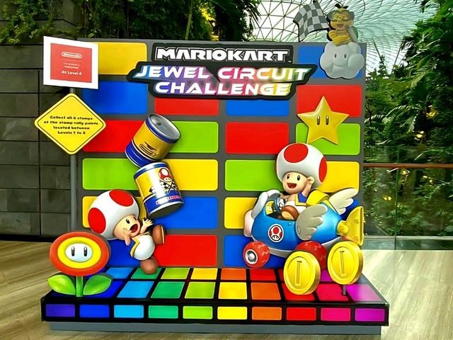 Wahoo! The Mario Kart Circuit Challenge in Jewel Changi Airport