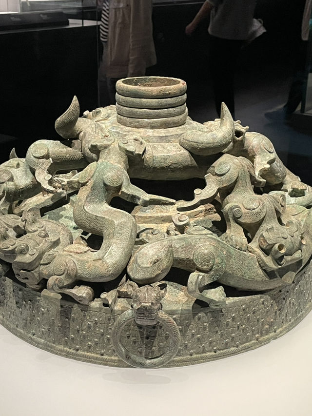 중국에 청동기 문화를 엿볼 수 있는 전시