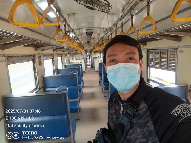 นั่งรถไฟลอยน้ำเขื่อนป่าสักลพบุรี