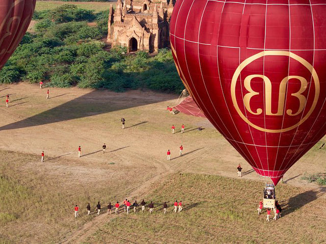Balloons over Bagan